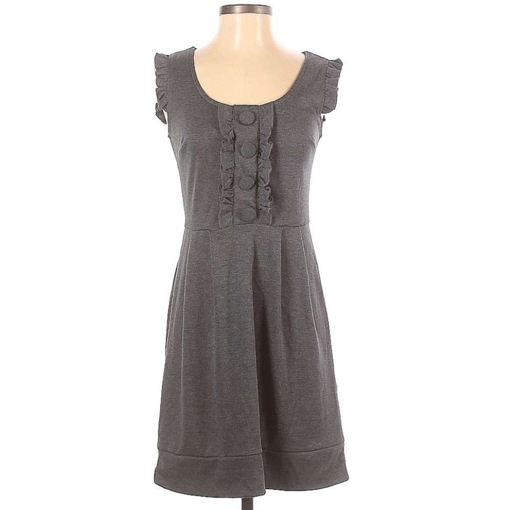 BeBop Front Button Ruffled Dress l SIZE S